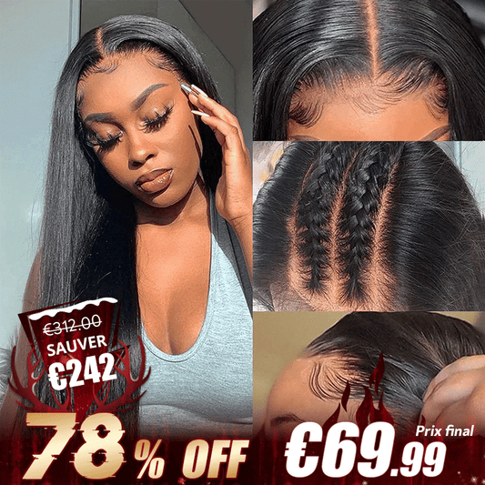 Flash Sale 9×6 13×4 13×6 Dentelle Perruque Cheveux Humains Lisse 18-32 Pouces--Derniers 2 (Aucun cadeau gratuit n'est offert）