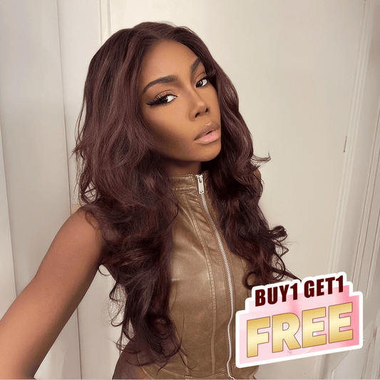 𝑩𝒖𝒚 1 𝑮𝒆𝒕 1 𝑭𝒓𝒆𝒆💥 13x4 Glueless Couche Parting Max Couleur Highlight Perruque Sans Colle Body Wave