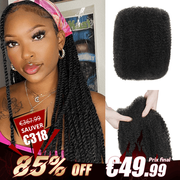 Afro Kinkys Cheveux Humains En Vrac Pour Les Extensions Dreadlock