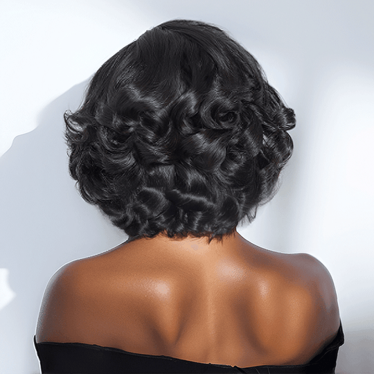 13x4 Glueless Classique Couche Bob Perruque Sans Colle Loose Wave 250% Densité