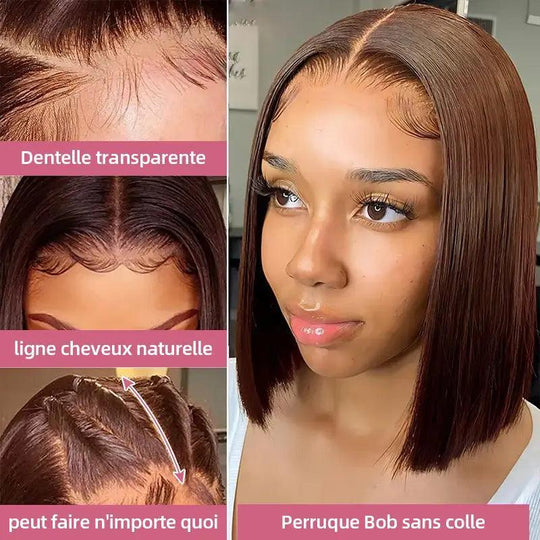 Glueless Perruques Sans Colle Mélange Promotionnel Cheveux Humains - SHINE HAIR